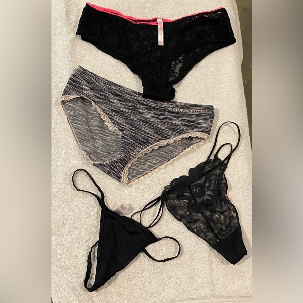 Victoria’s Secret Panty lot, size L, assorted styles